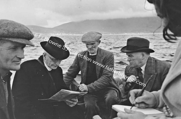 ON THE WAY TO CLARE ISLAND  IN THE BOAT